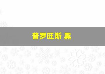 普罗旺斯 黑